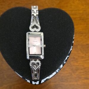 Style & Co. Silver Watch with Pink Dial